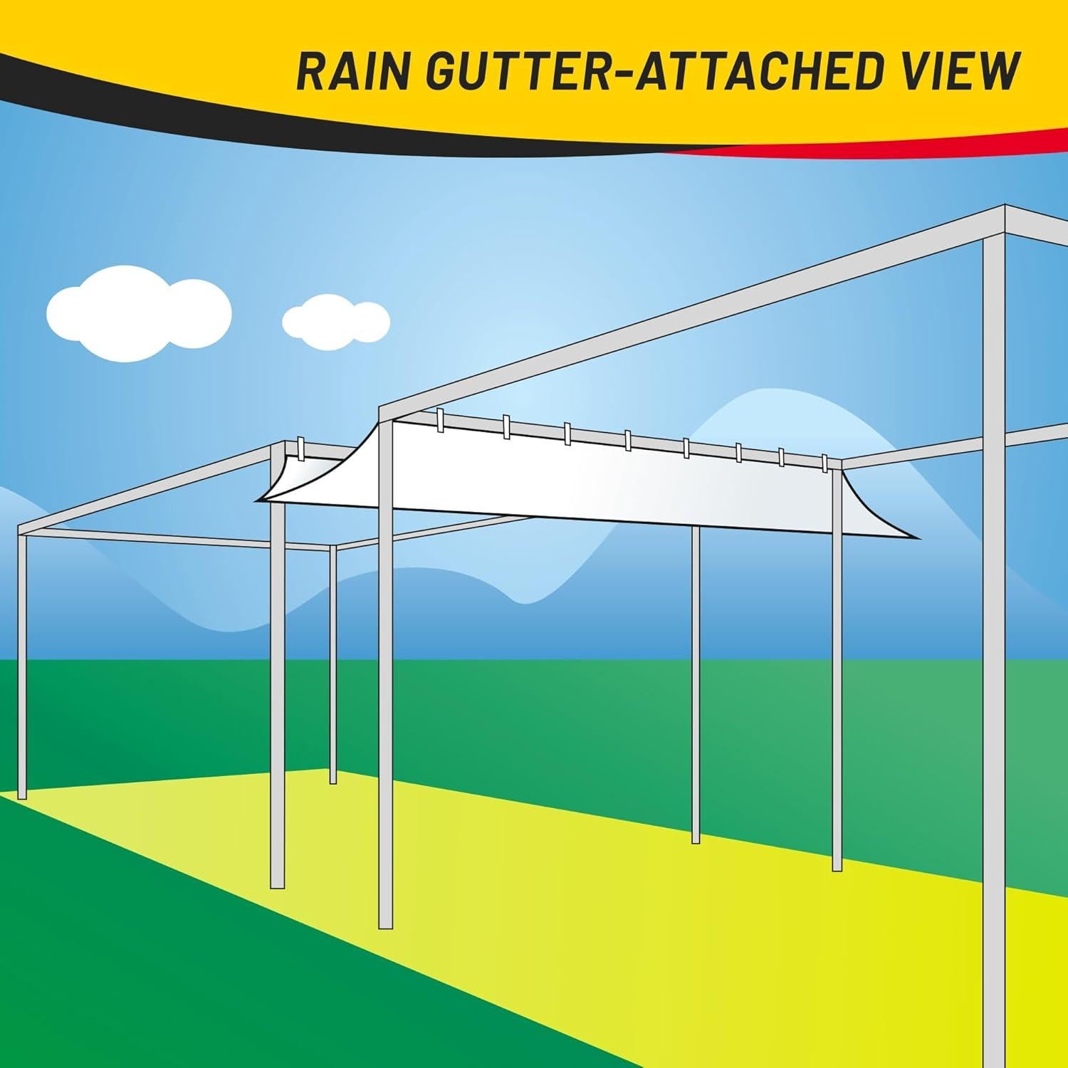 Canalón de Lluvia HolyMaji 3m para Carpa - Accesorio Impermeable