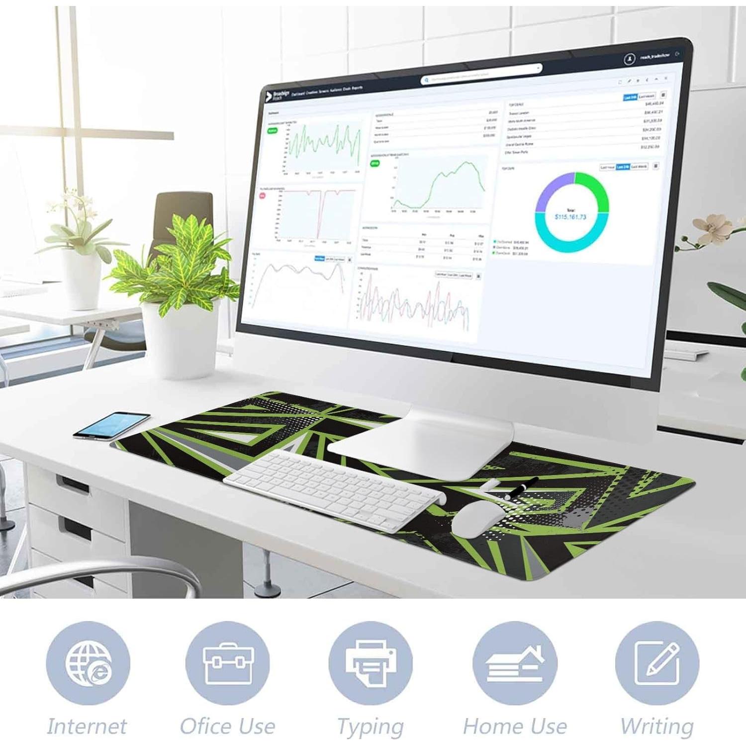 Alfombrilla de Ratón Grande ElliTarr 80x30 cm Antideslizante