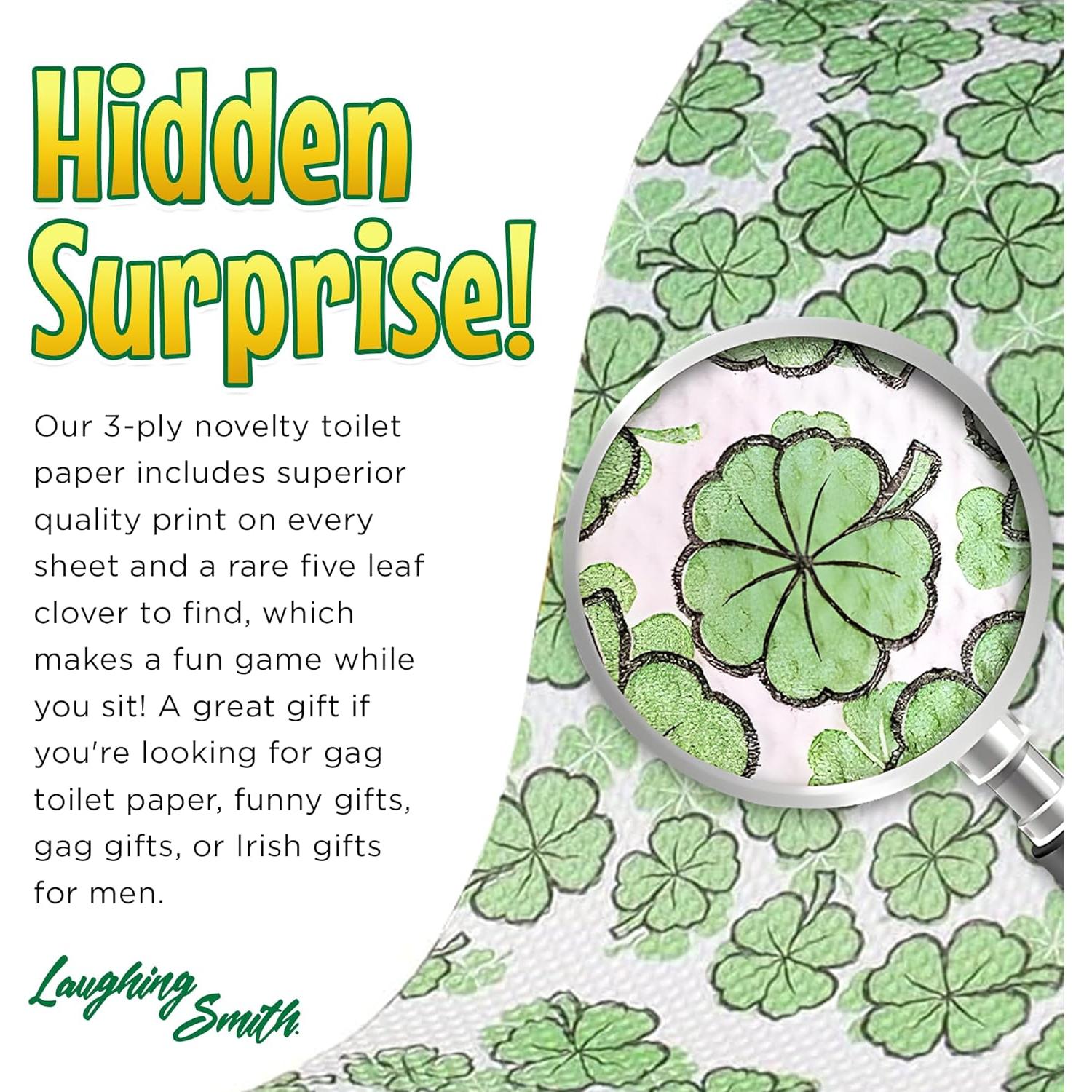 Papel Higiénico Divertido Laughing Smith - Rollo de Suerte 3 Capas