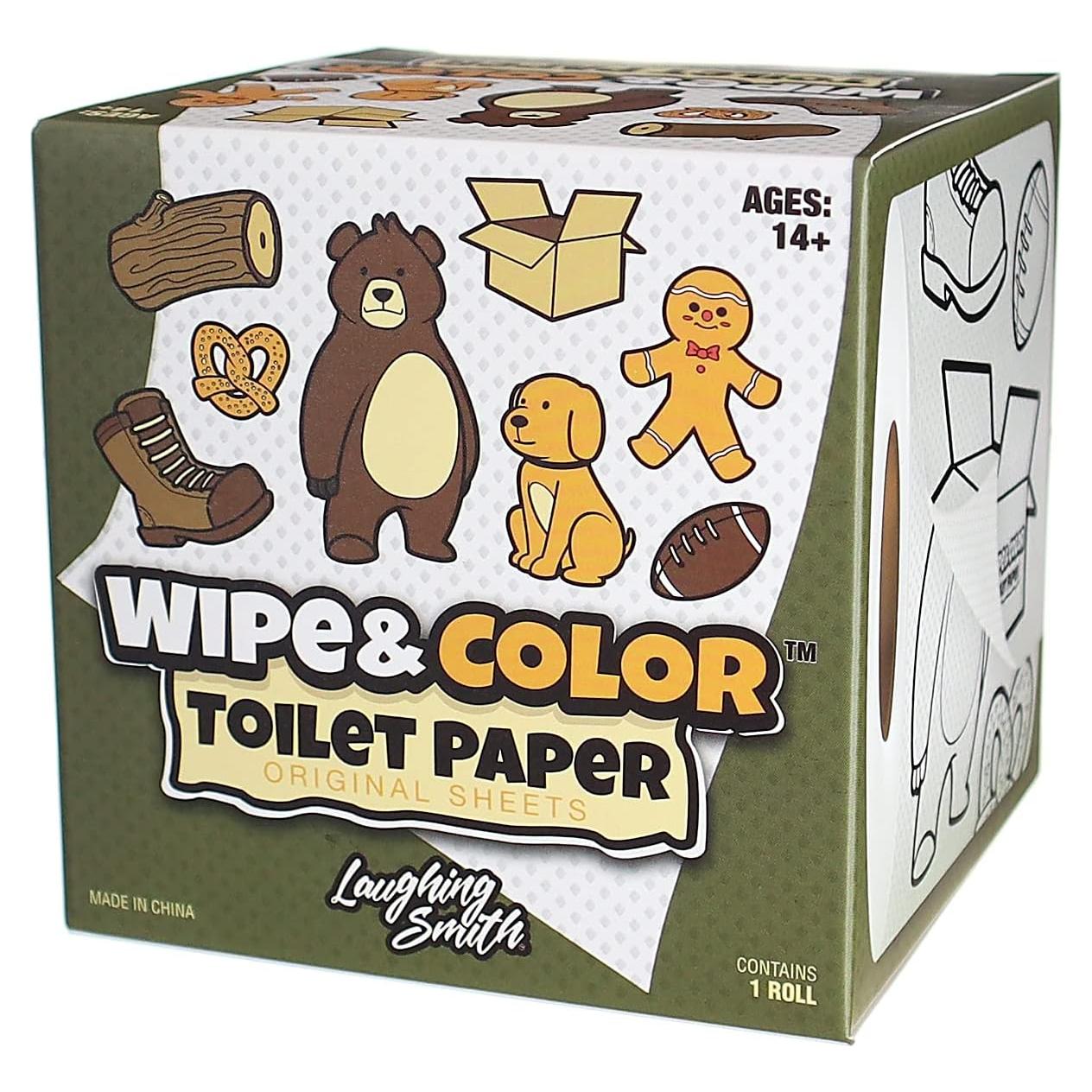 Rollo de Papel Higiénico Divertido Laughing Smith - Limpia y Colorea