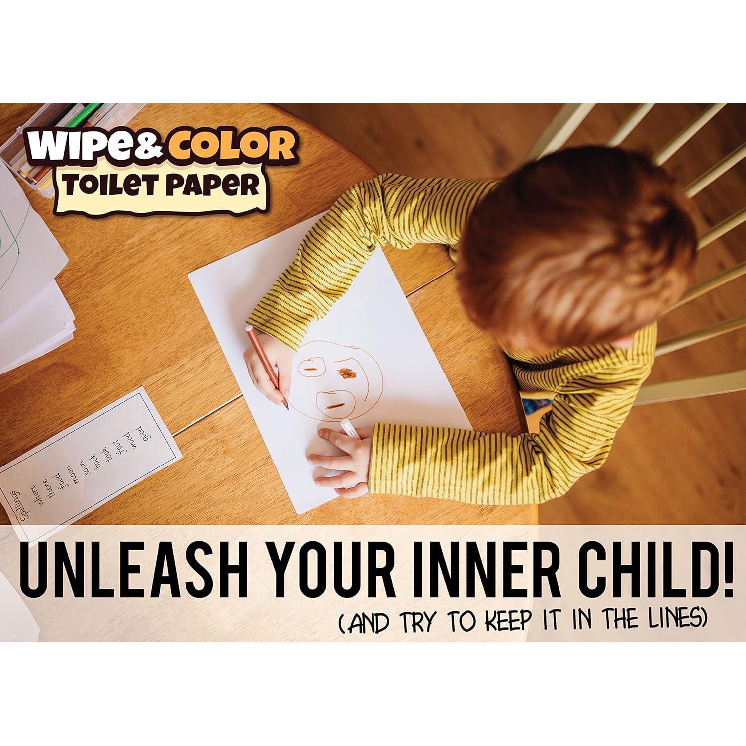 Rollo de Papel Higiénico Divertido Laughing Smith - Limpia y Colorea