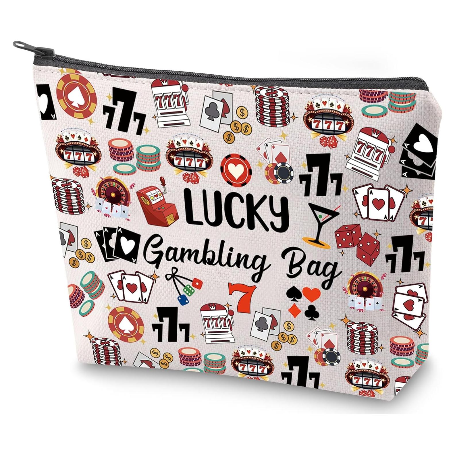 Bolsa de Suerte ZJXHPO para Jugadores de Póker 25x19 cm