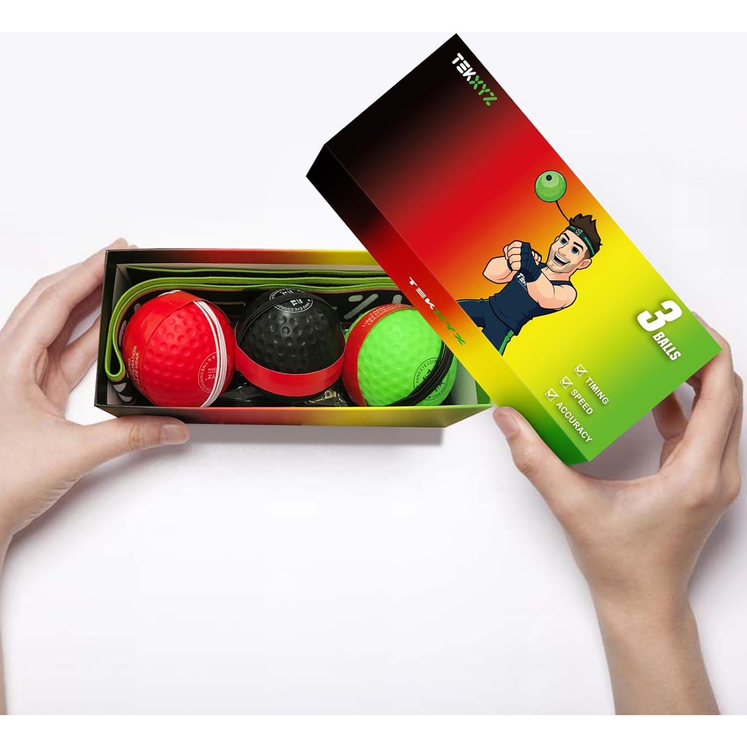 Bola de Reflexión TEKXYZ para Boxeo con 3 Niveles