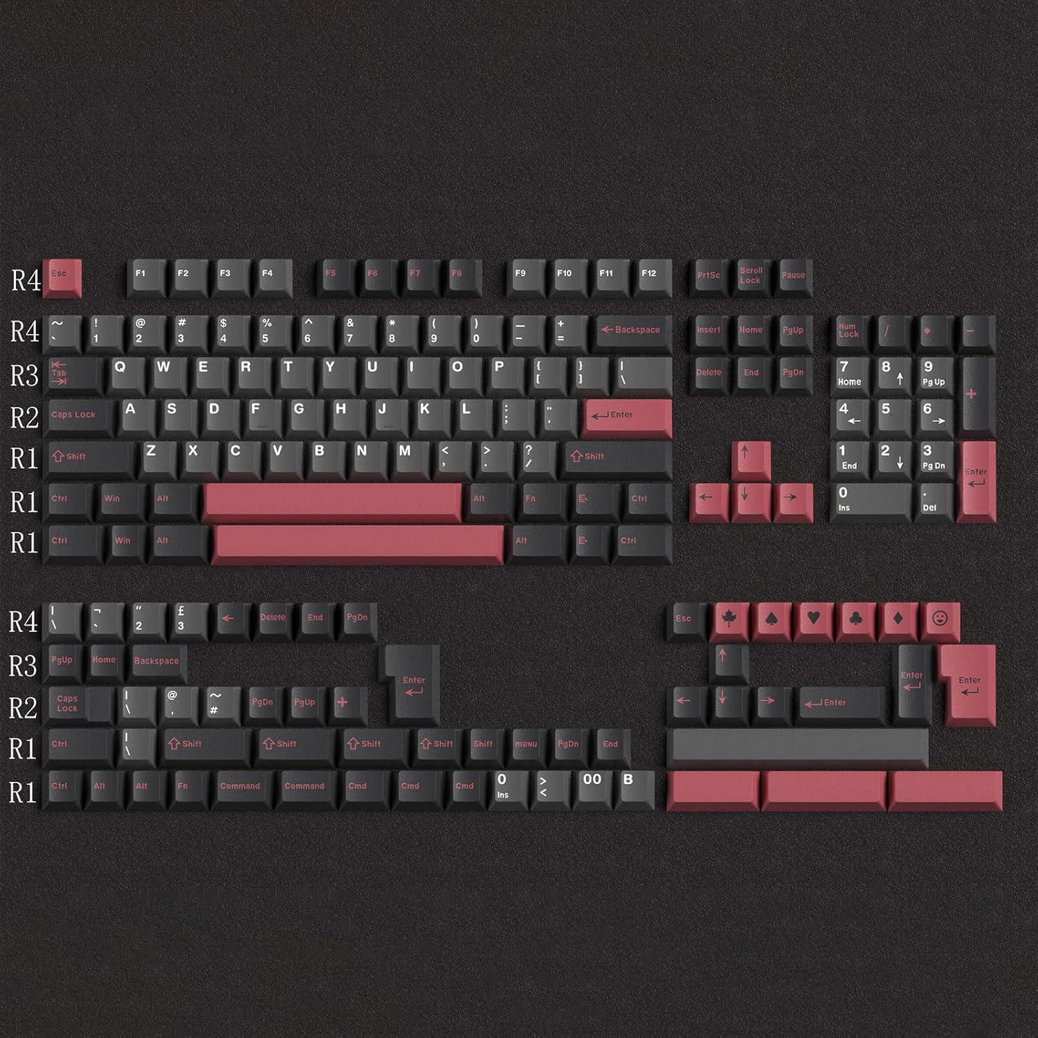 Juego de Teclas Mecánicas Hyekit 172 Teclas ABS Evil Dolch