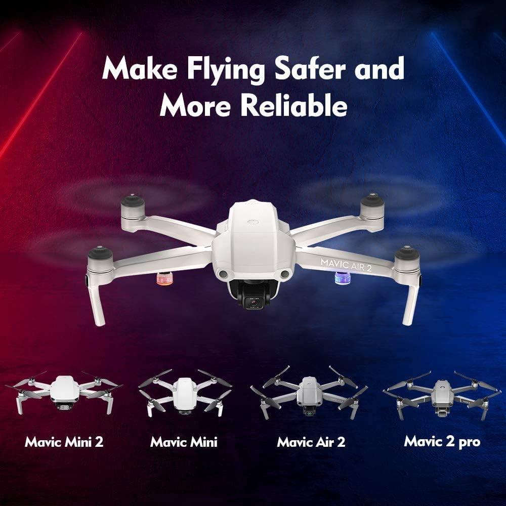 Kit de luces LED para drones ACROTOR 4 piezas rojo y verde