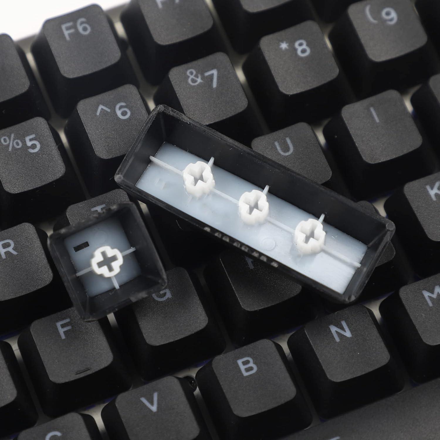 Conjunto de Teclas YMDK Doble Tiro 108 PBT Arcoíris Negro 122