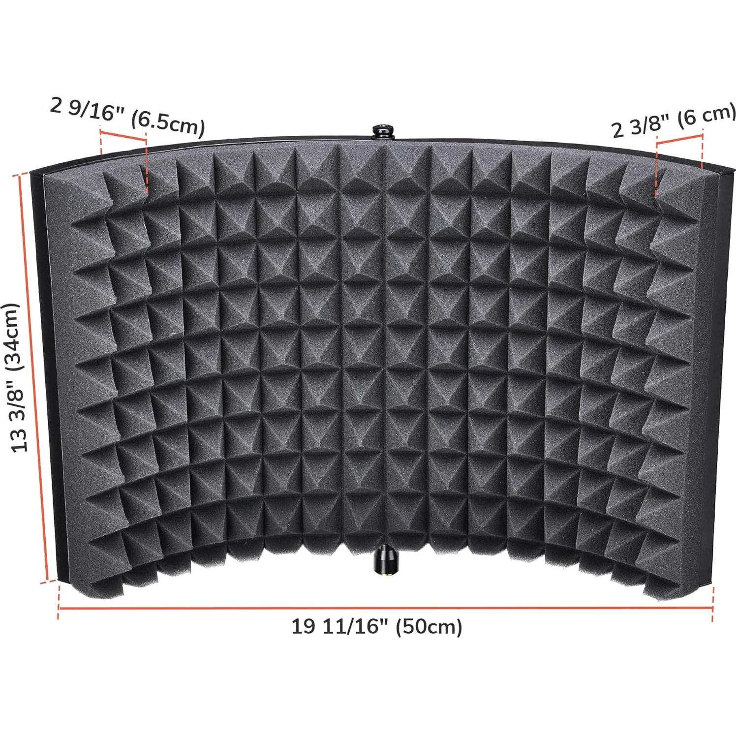 Escudo de Aislamiento de Micrófono AW 49.8x34 cm 2 Paneles