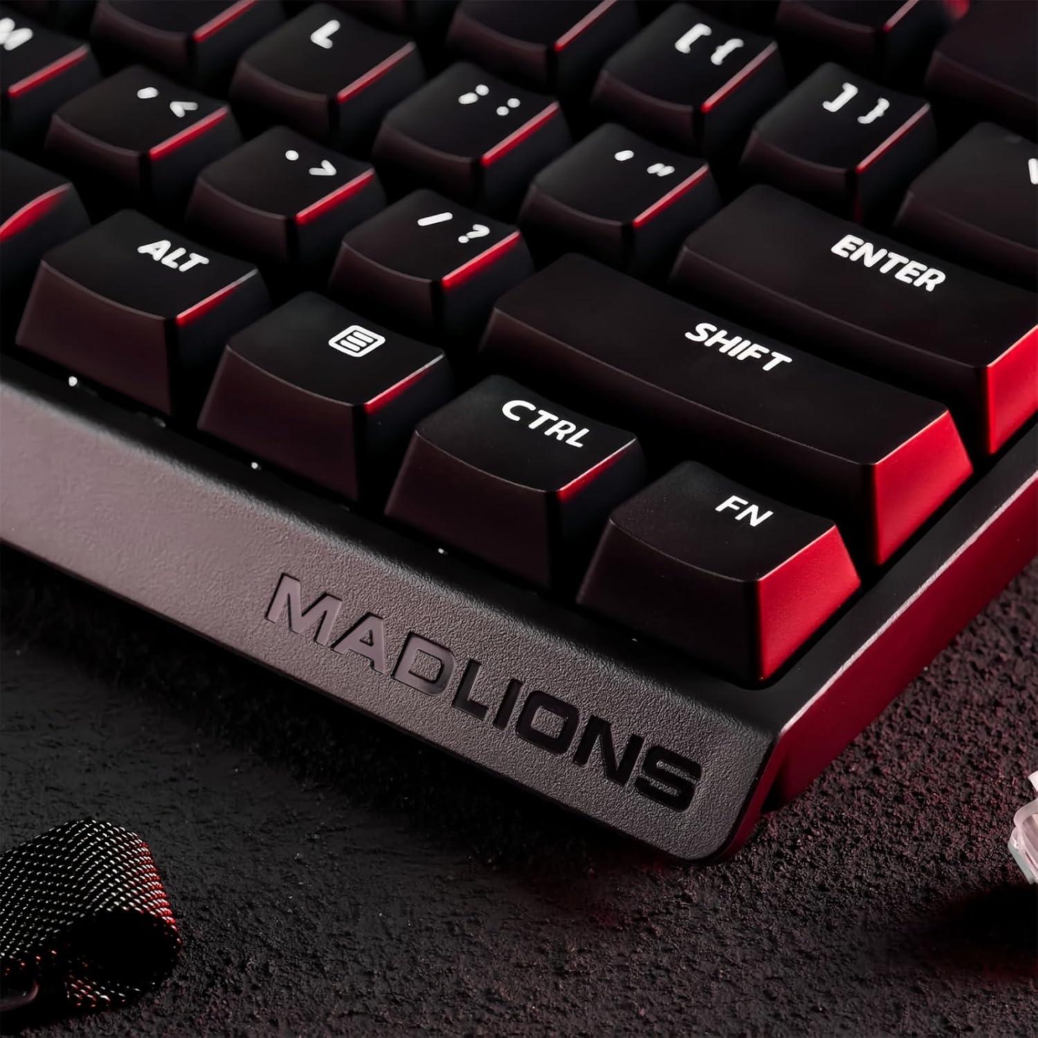 Teclado Gaming Mecánico RGB MadLions MAD 60 HE USB-C