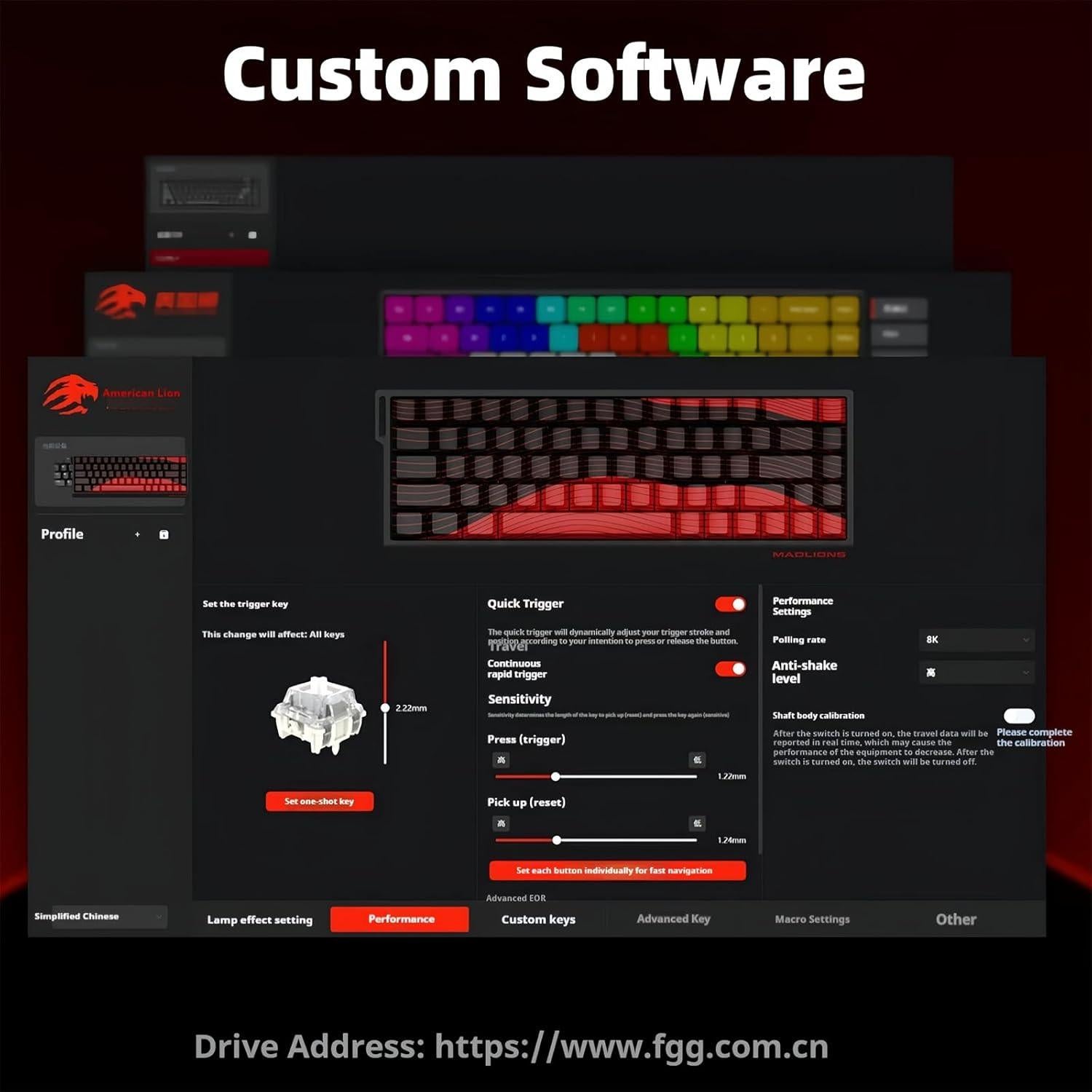 Teclado Gaming Mecánico RGB MadLions MAD 60 HE USB-C