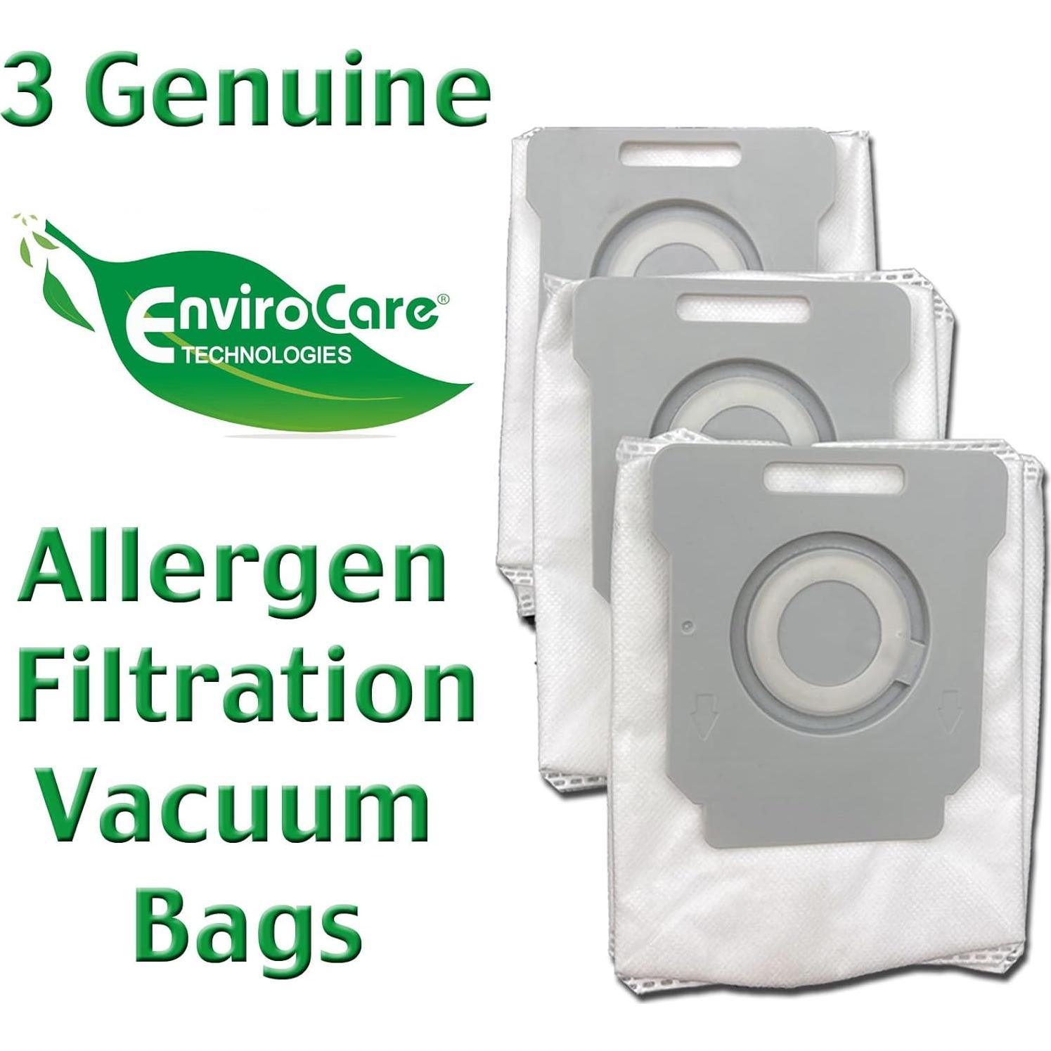 Bolsas de Aspiradora HEPA EnviroCare para iRobot Roomba 3 Unidades