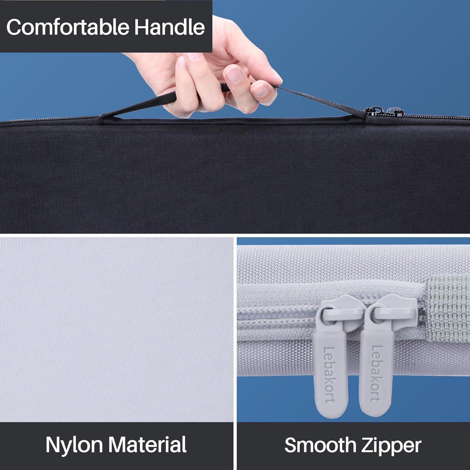 Funda Dura Lebakort para Teclado Logitech MX Keys S - Grafito