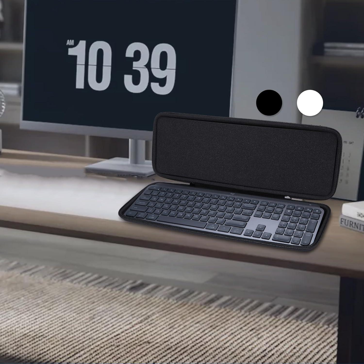 Funda Dura Lebakort para Teclado Logitech MX Keys S - Grafito