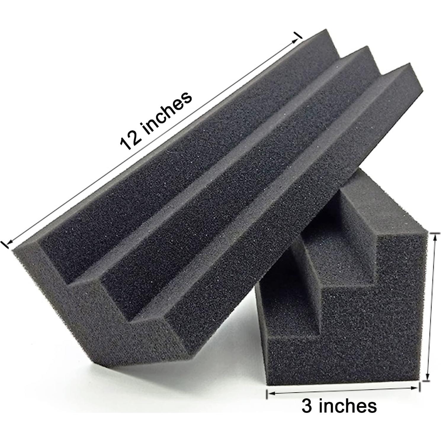 Paneles Acústicos Trampa de Graves 12 Unidades 30.5x7.6x7.6cm