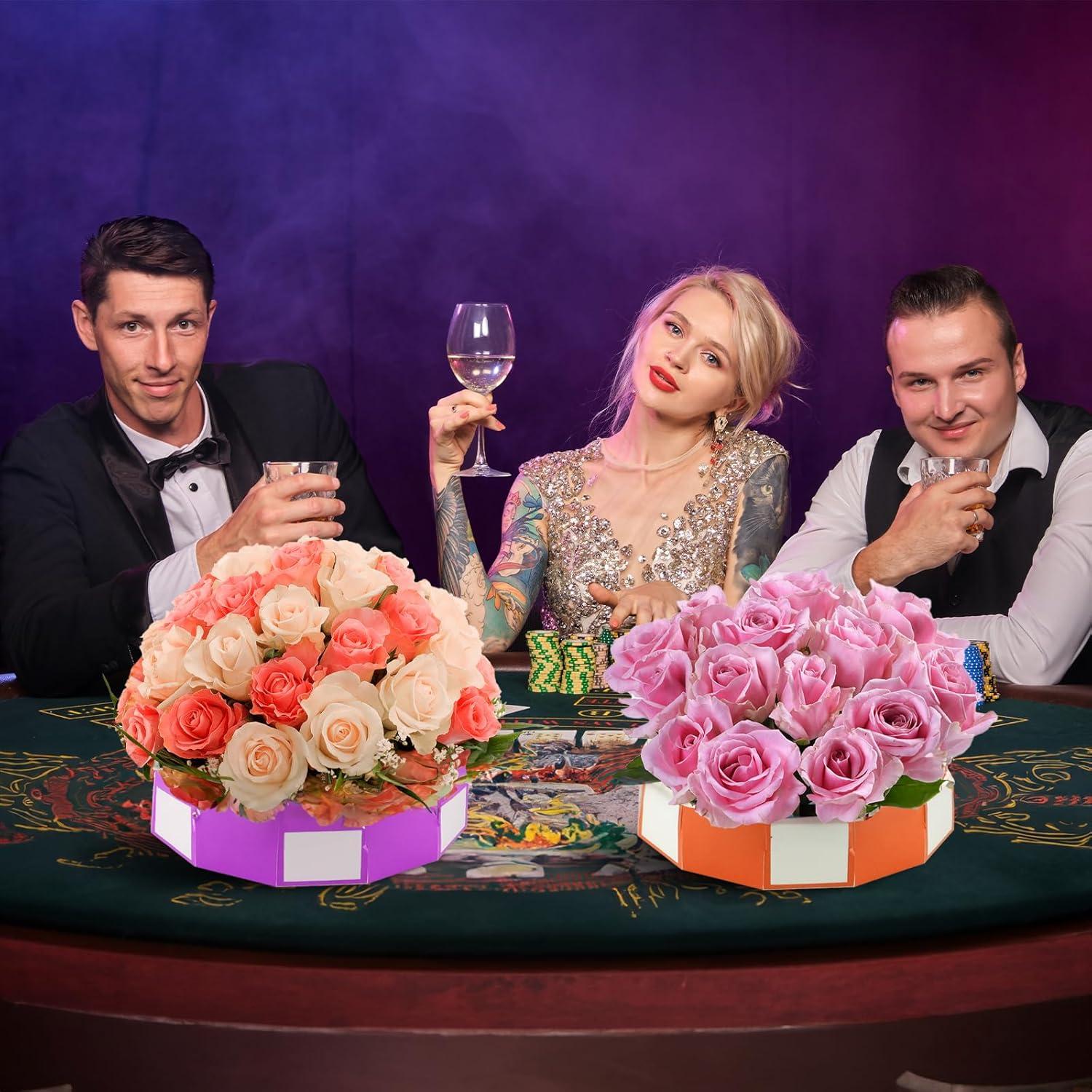 20 Cajas Decorativas de Fichas de Póker SAYAYA 22,86 cm