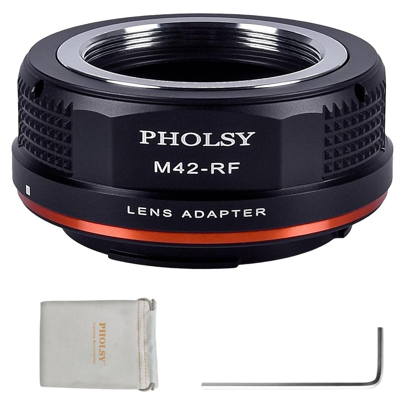 Adaptador de Lente PHOLSY M42 a Canon RF Enfoque Manual