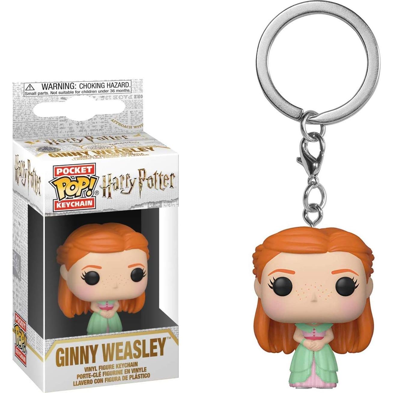 Funko Pop Llavero Harry Potter Ginny Weasley Yule 9,5 cm