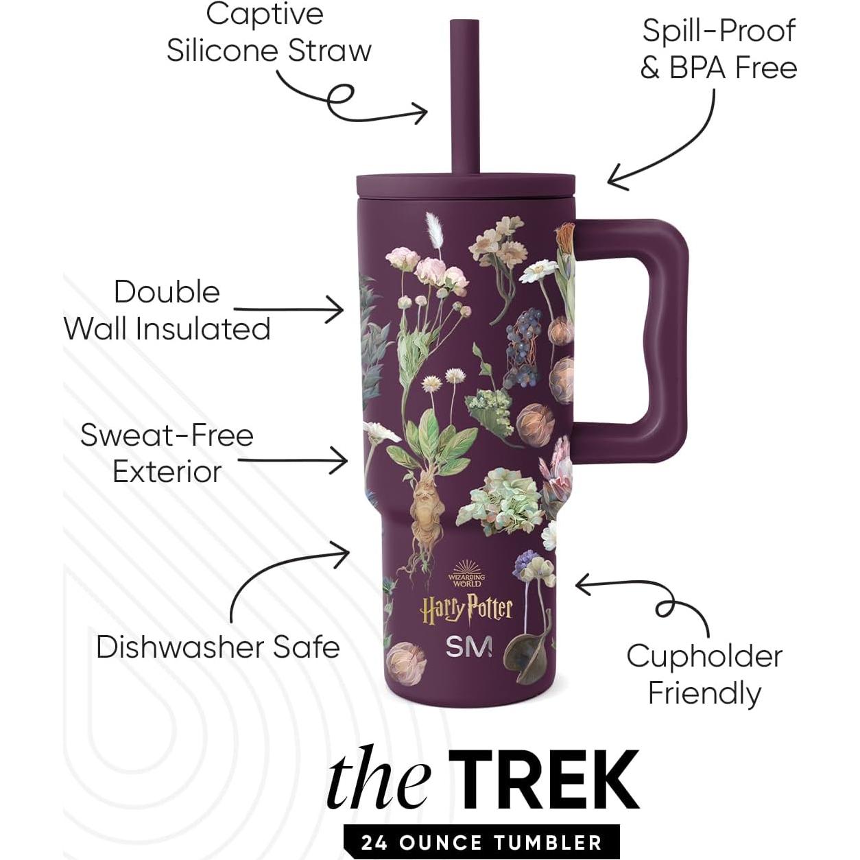 Taza Trek Niños Simple Modern Harry Potter 24 oz a Prueba de Derrames