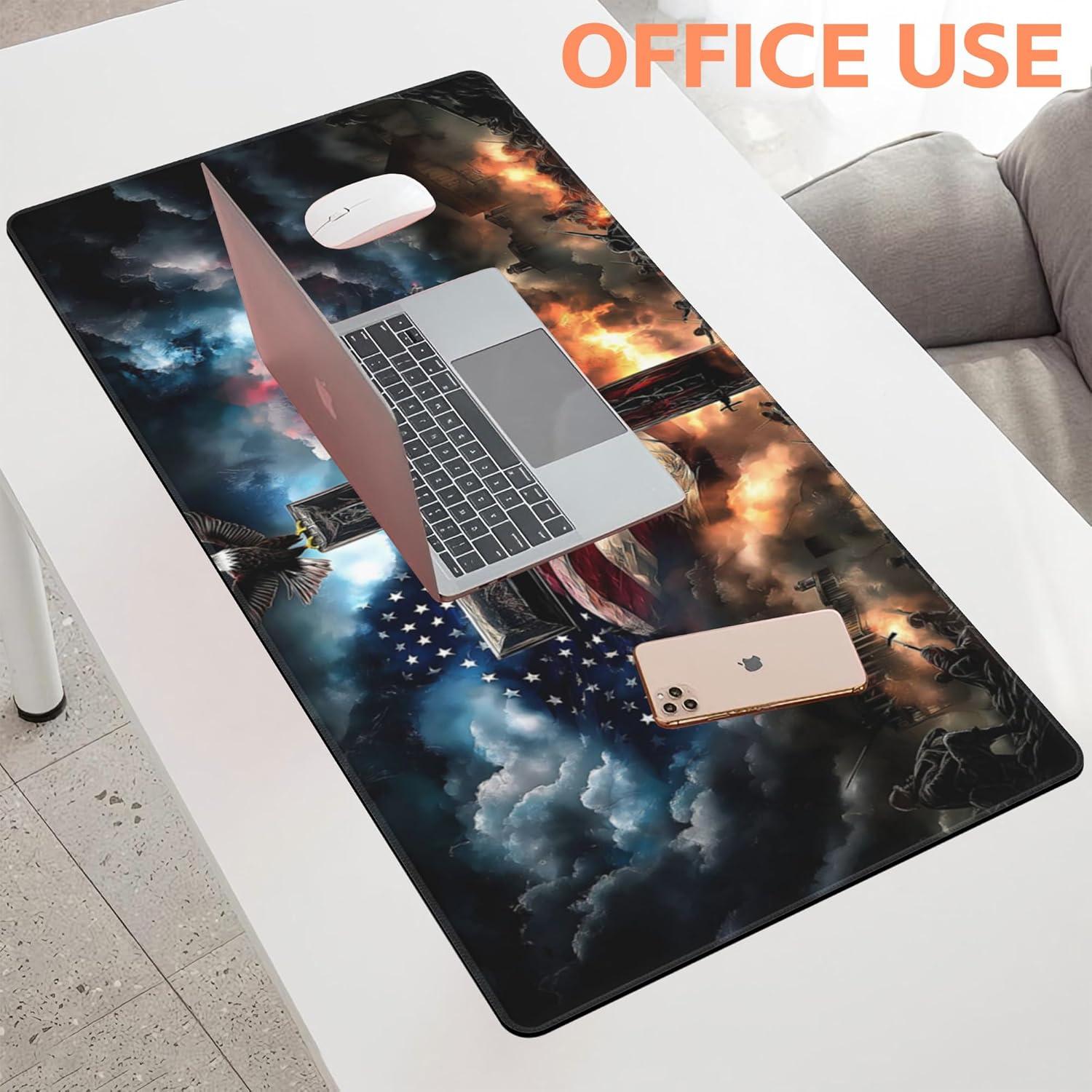 Alfombrilla de Ratón Grande NIYLYNSYN 90x40 cm Antideslizante