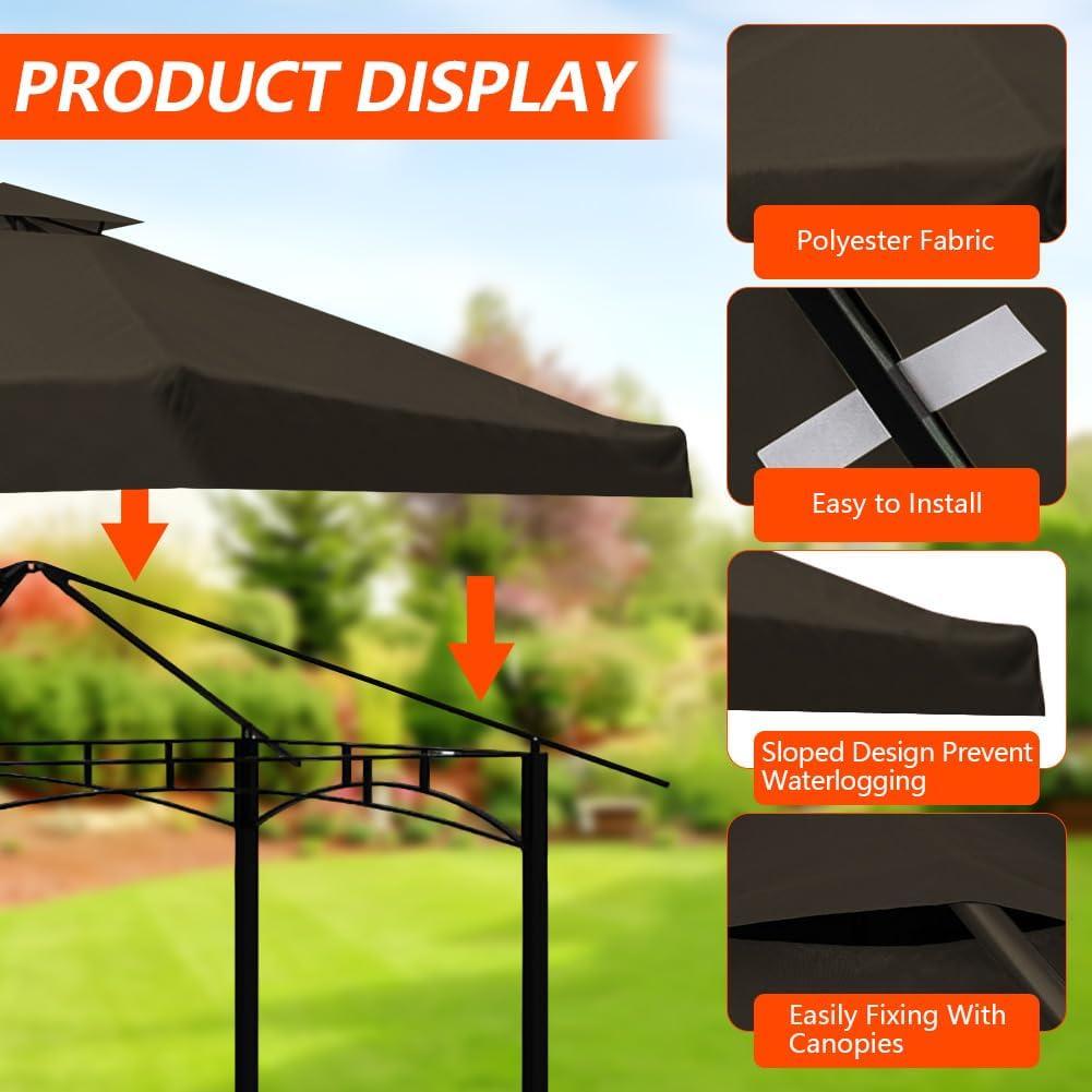 Toldo de Reemplazo LUVCMFT 10x10 Cuadrado Impermeable UV