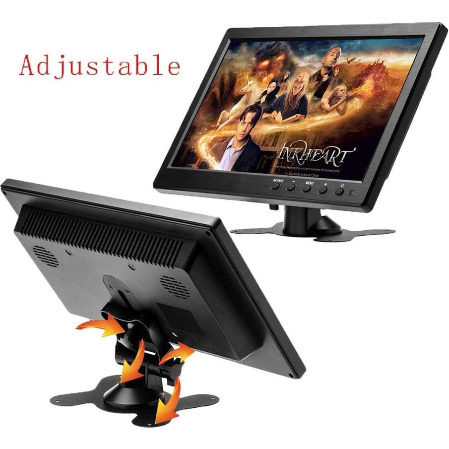 Monitor Portátil Hikity 10.1" HDMI 1024x600 con Altavoces