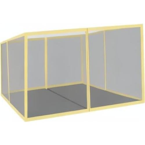 Pared Lateral de Malla Strong Camel 2.44m x 2.44m Beige