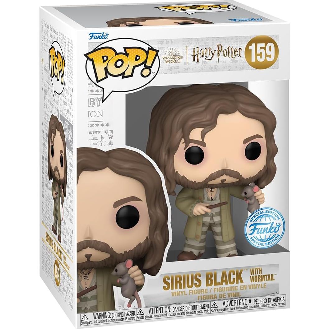 Funko Pop! Harry Potter Sirius Black con Wormtail 10 cm