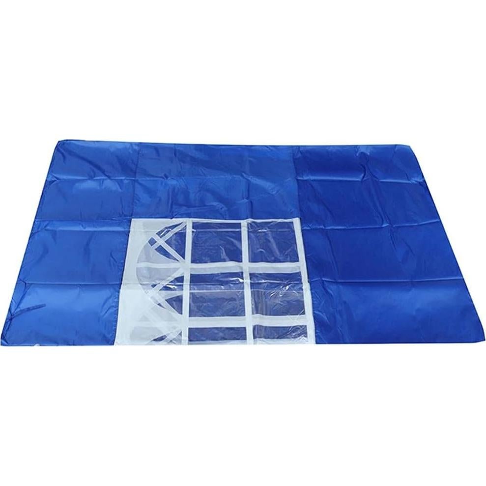 Outdoor Canopy Tent Side Wall Cover, Commercial Instant Shelter Side Cover, Heavy Duty Event Pavilion Side Cover, Portable Waterproof Canopy Folding Side Cover Only (Blue)