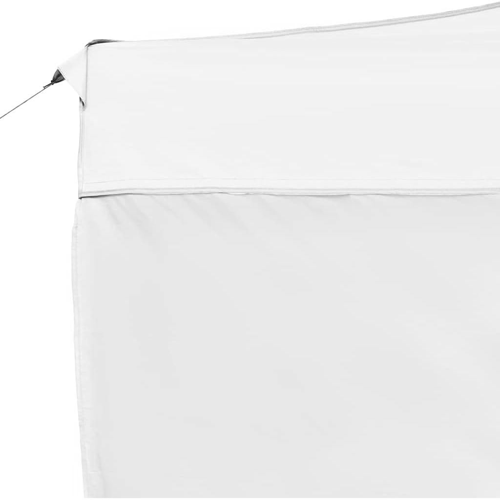 Carpa de Fiesta Plegable YELWHI 4.3x3m Blanca con Paneles