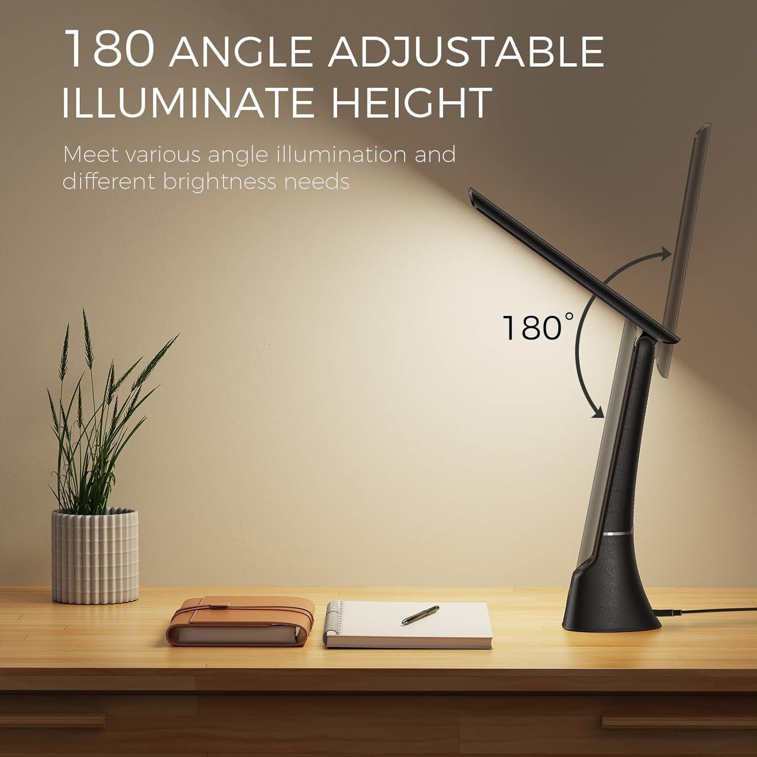 Lámpara de Terapia de Luz COTLIKE 10000 LUX LED Negra