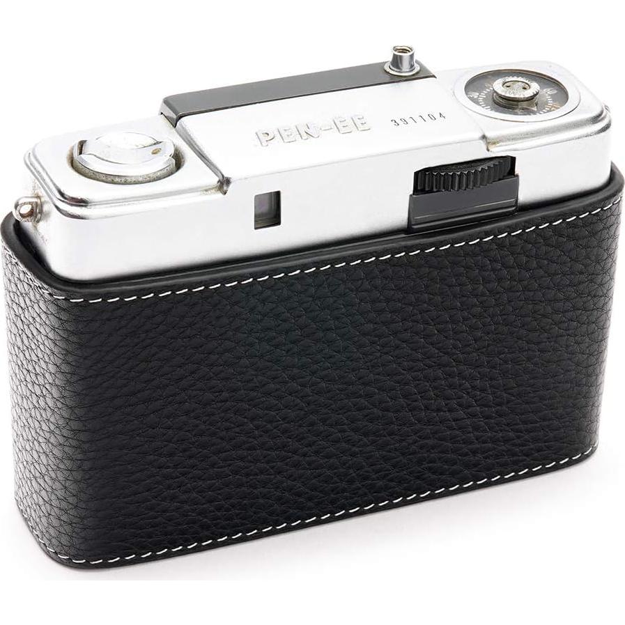 Funda de cámara BolinUS para Olympus PEN-EE de cuero negro