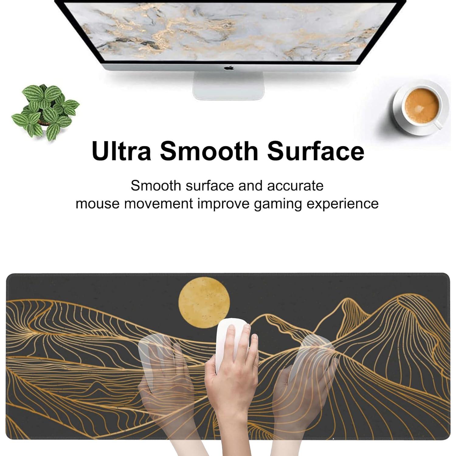 Alfombrilla de Escritorio Grande NIYLYNSYN 80x30 cm Antideslizante