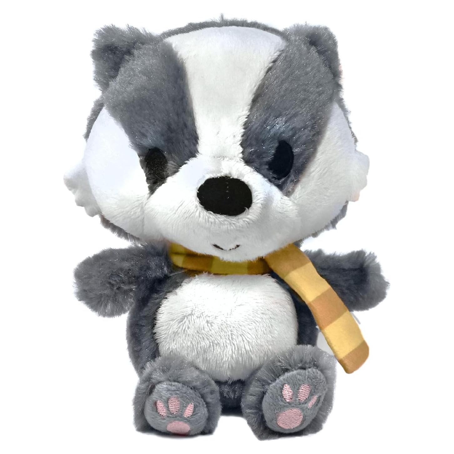 Peluche Tejón Hufflepuff Kids Preferred 15 cm con Bufanda