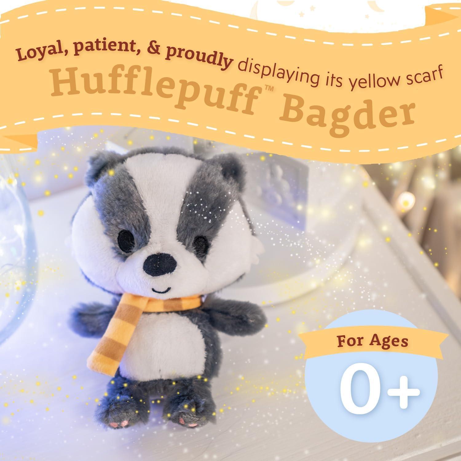 Peluche Tejón Hufflepuff Kids Preferred 15 cm con Bufanda