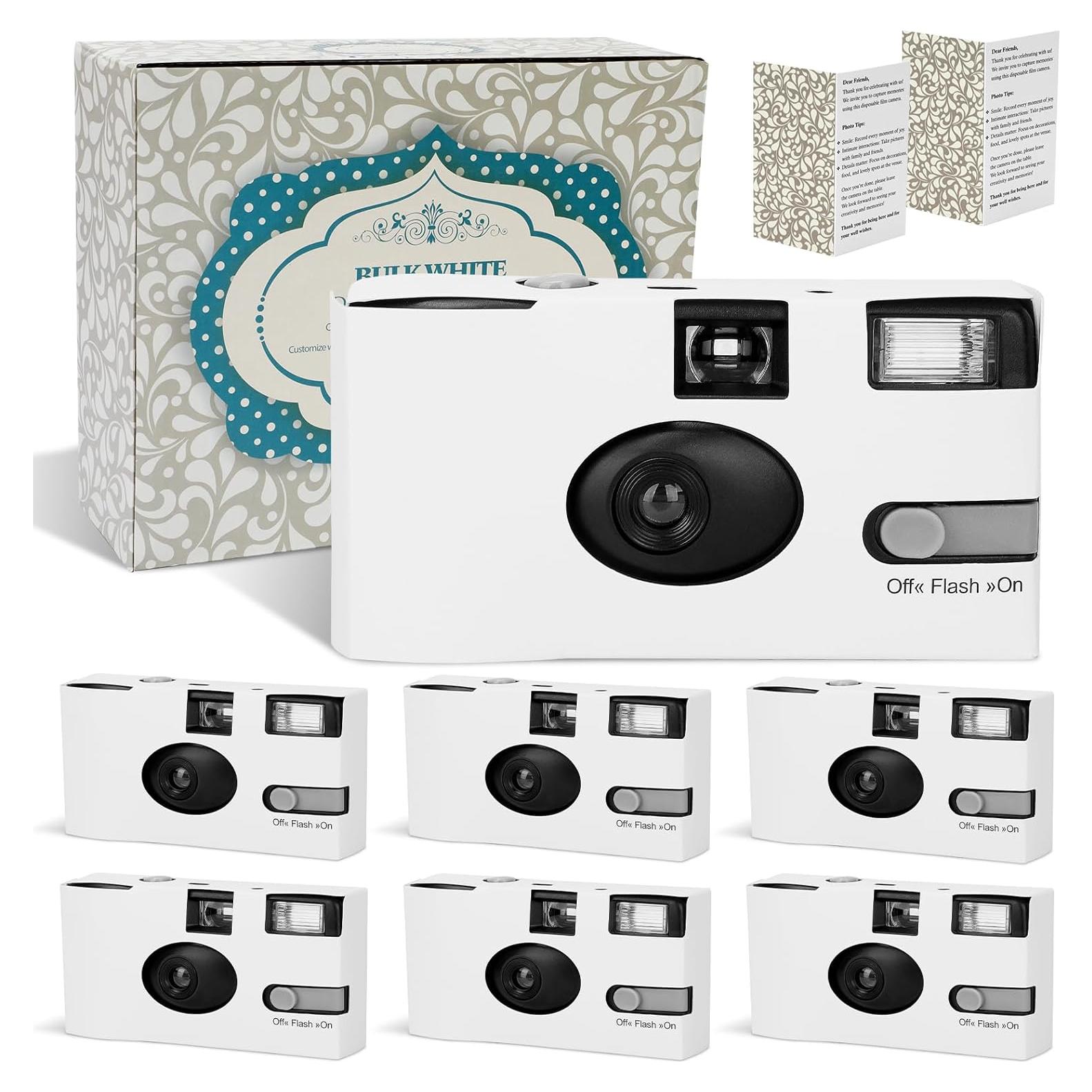 Paquete de 6 Cámaras Desechables Entallor con Flash ISO 400