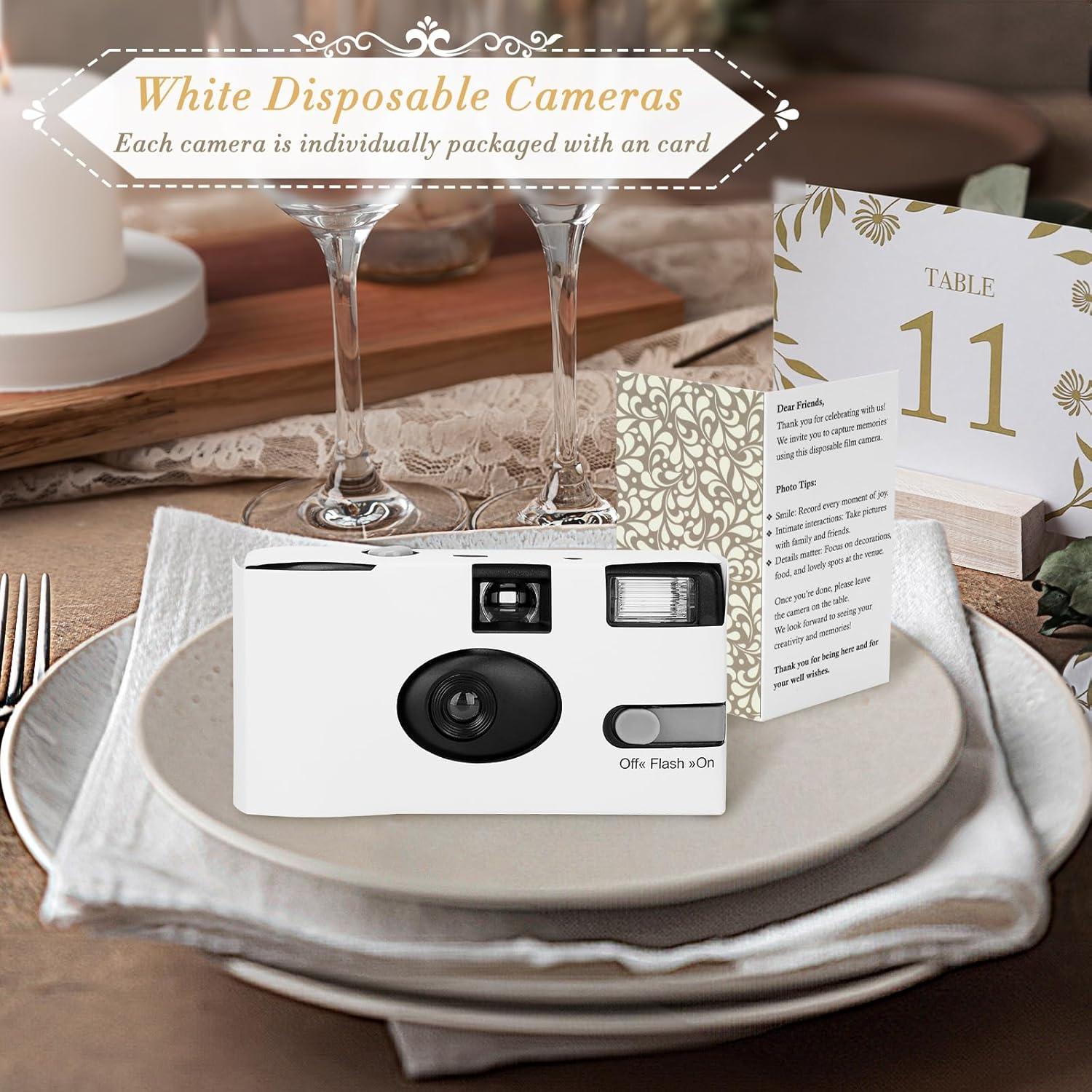 Paquete de 6 Cámaras Desechables Entallor con Flash ISO 400