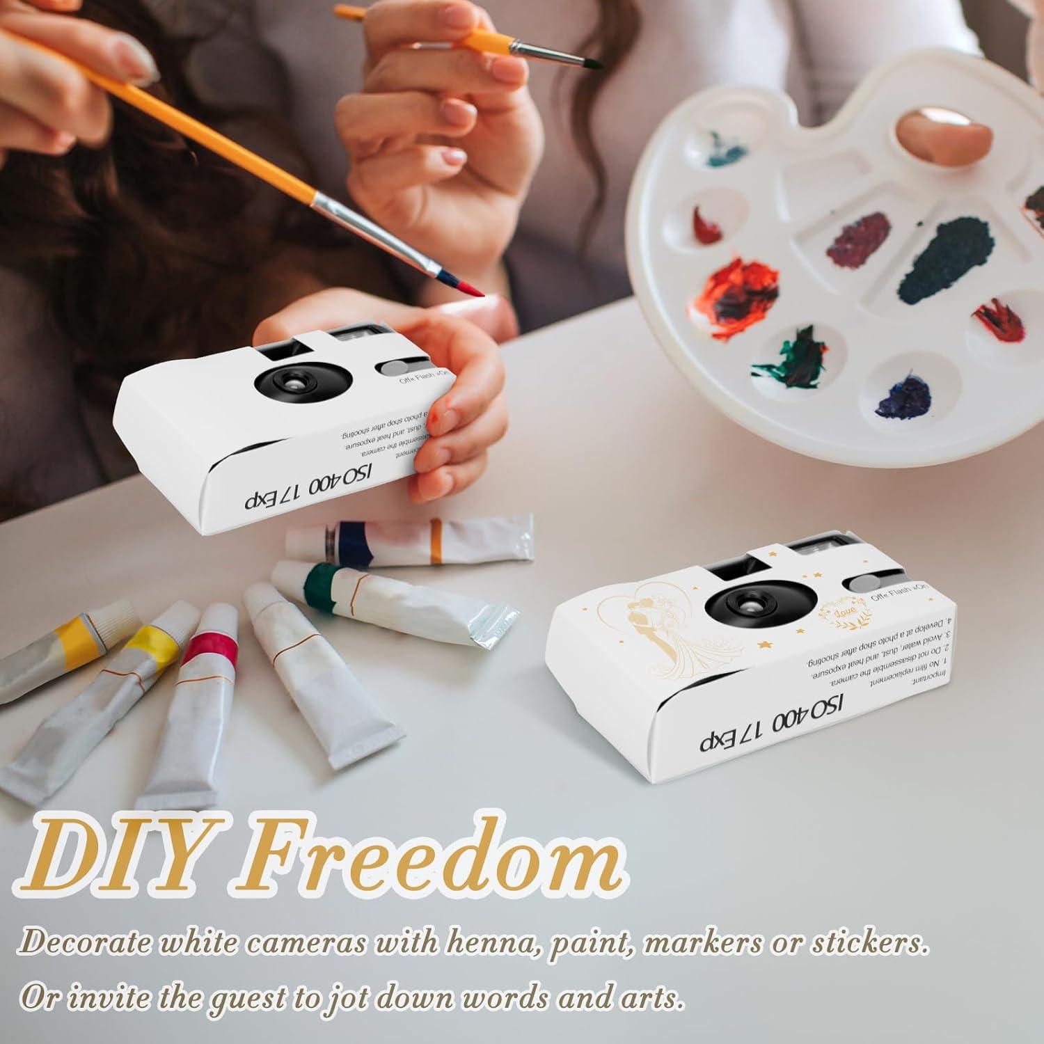 Paquete de 6 Cámaras Desechables Entallor con Flash ISO 400