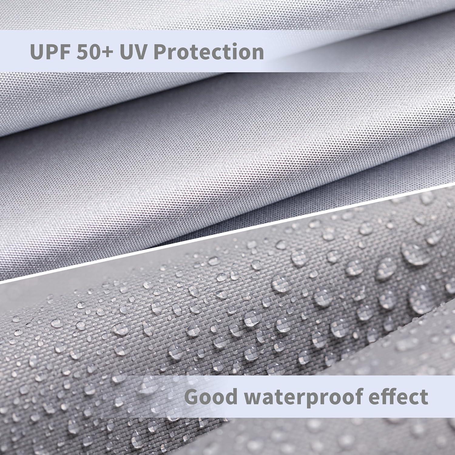 Cubierta de Toldos 3x3m MOQI Impermeable Tela Oxford 150D