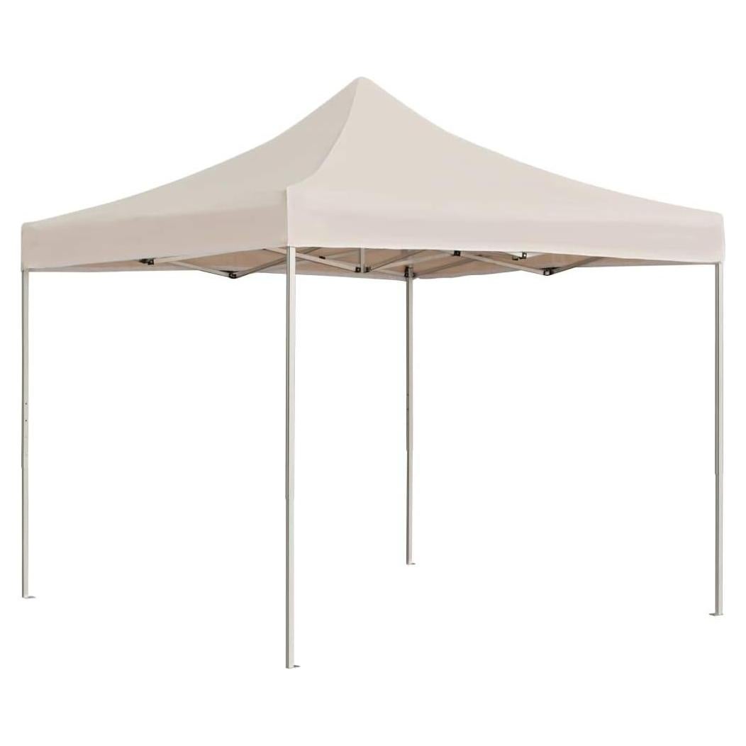 Carpa de Fiesta Plegable QJBSAVVA 2.9x2.9m Color Crema