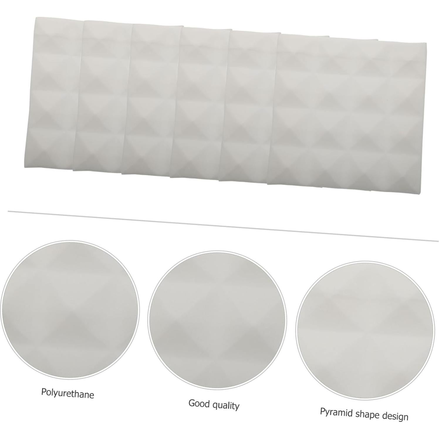 Paneles Acústicos ERINGOGO 12 Pcs 25x25x5cm Aislamiento Sonoro