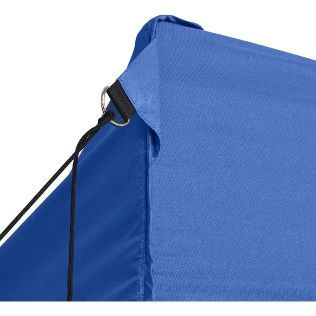 Carpa de Fiesta Plegable YELWHI 280x410 cm Azul Resistente UV