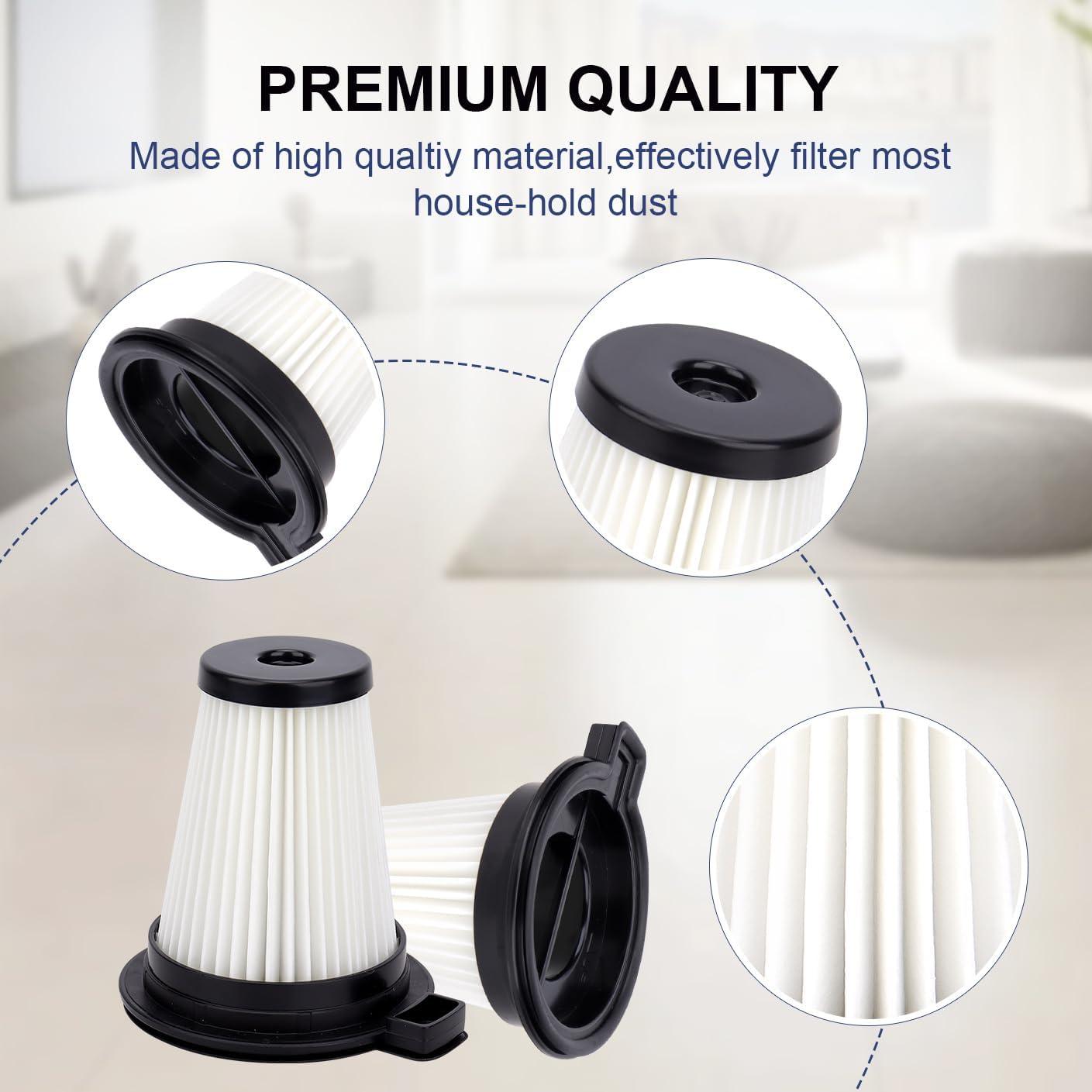 Filtros de Reemplazo Sgizoku para Aspiradora Inalámbrica Wyze - Paquete de 4