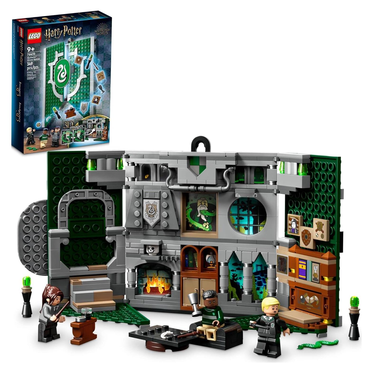 LEGO Banner Casa Slytherin 76410 - Juguete Mural Harry Potter