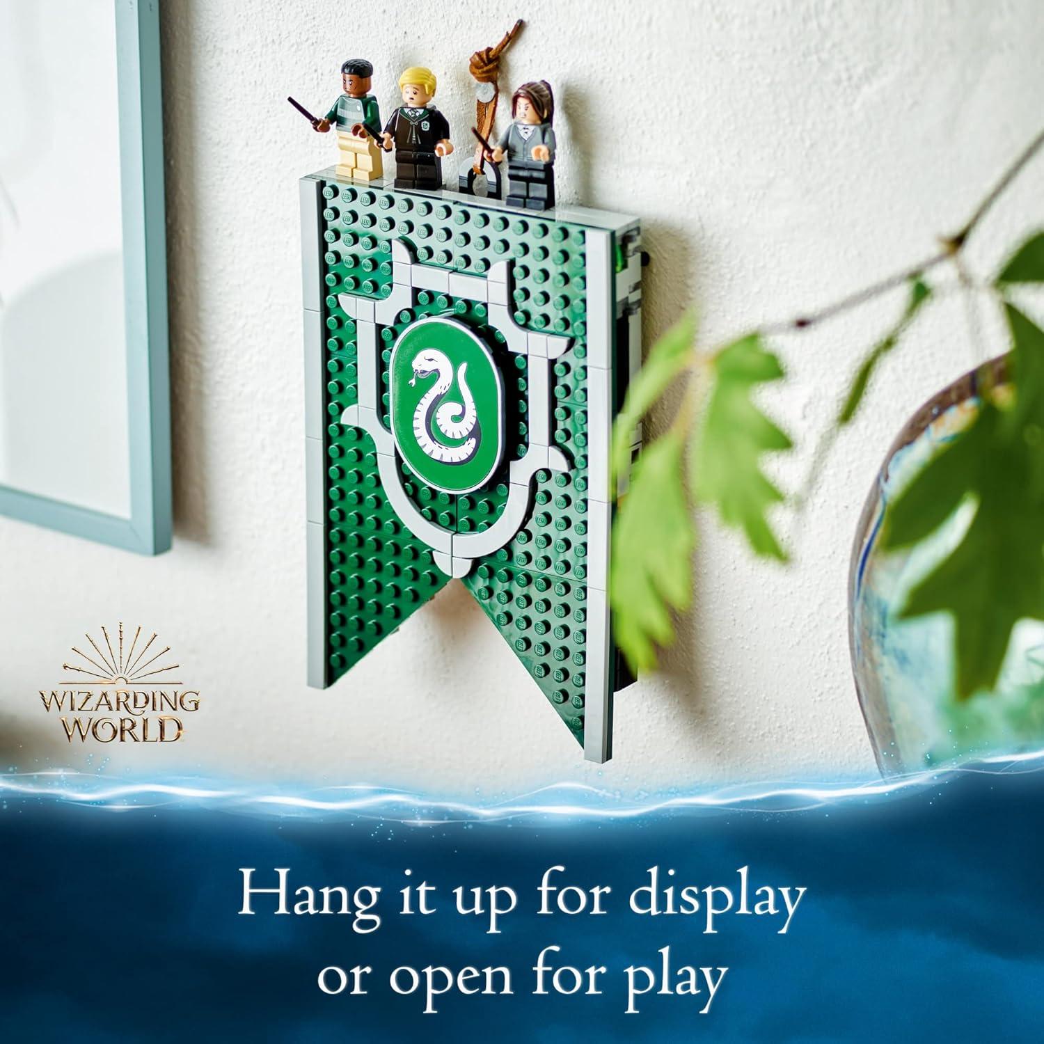 LEGO Banner Casa Slytherin 76410 - Juguete Mural Harry Potter