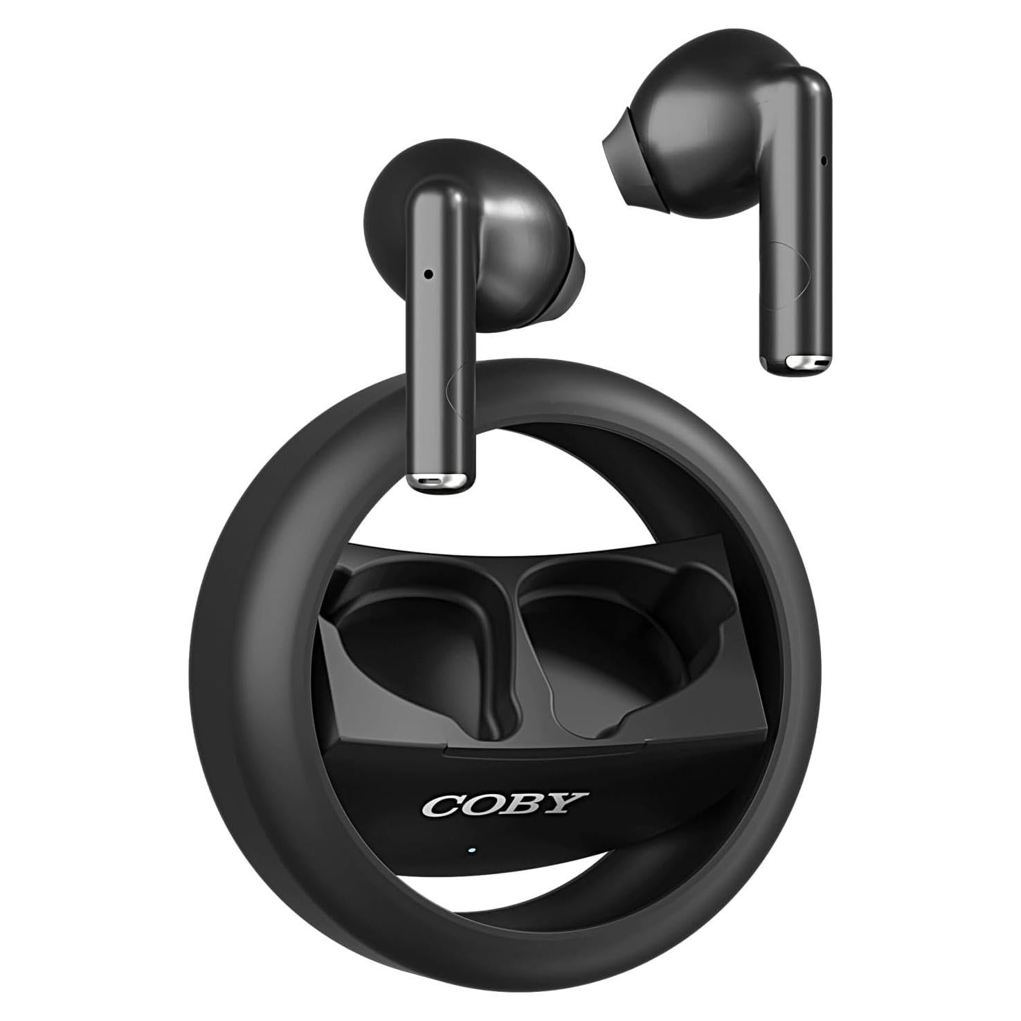 Auriculares Inalámbricos COBY Fidget Spinner Bluetooth 8H Negro