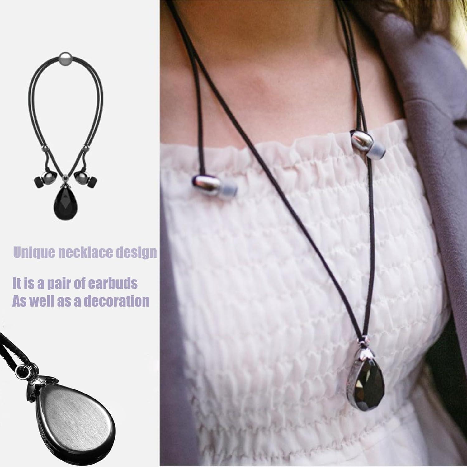 Auriculares Bluetooth Inalámbricos ZXQ i5, Collar Ajustable, 8h Batería