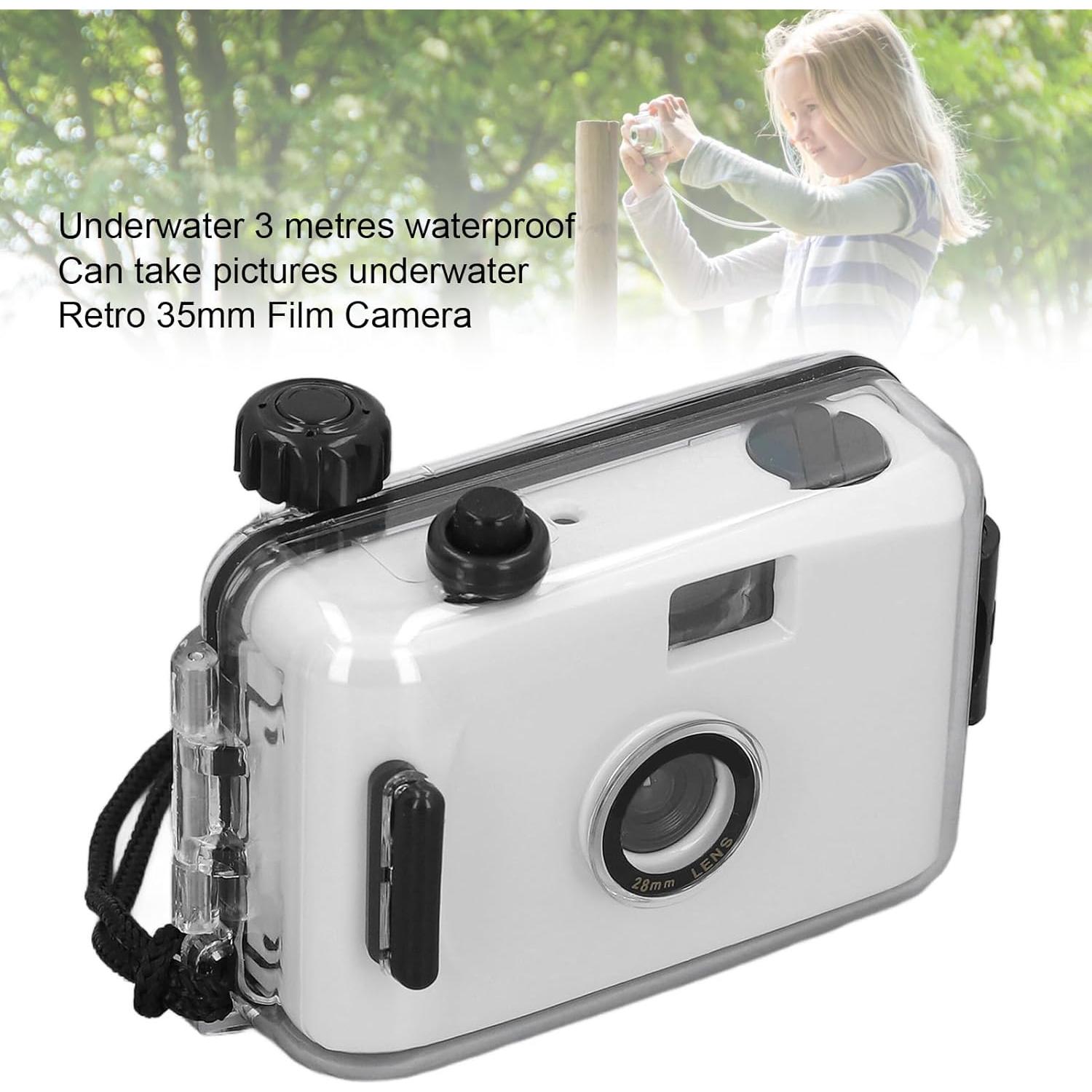 Cámara de película 35MM SENECESLI con funda impermeable