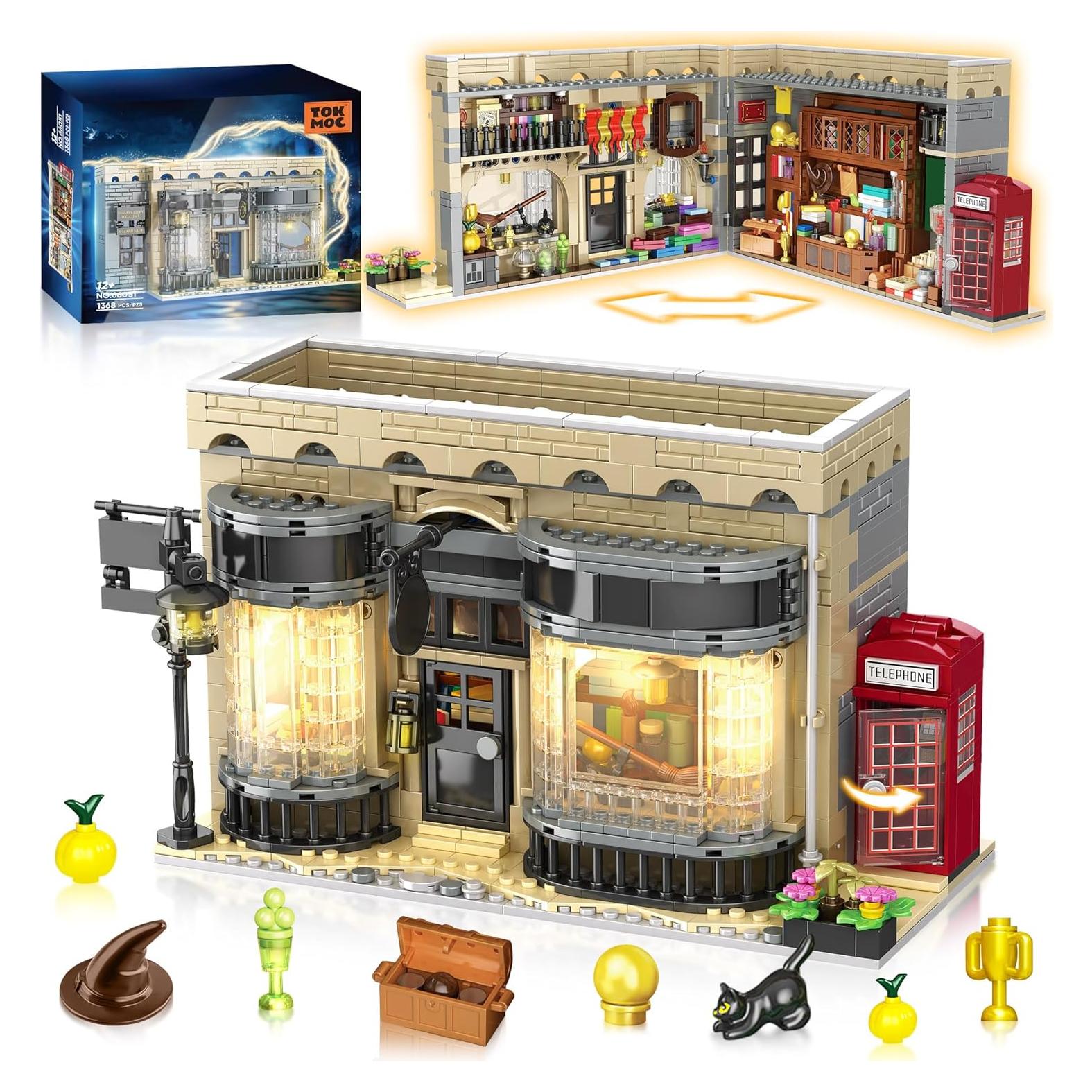 Set de Construcción Diagon Alley Mágico Billionstar 1368 Piezas