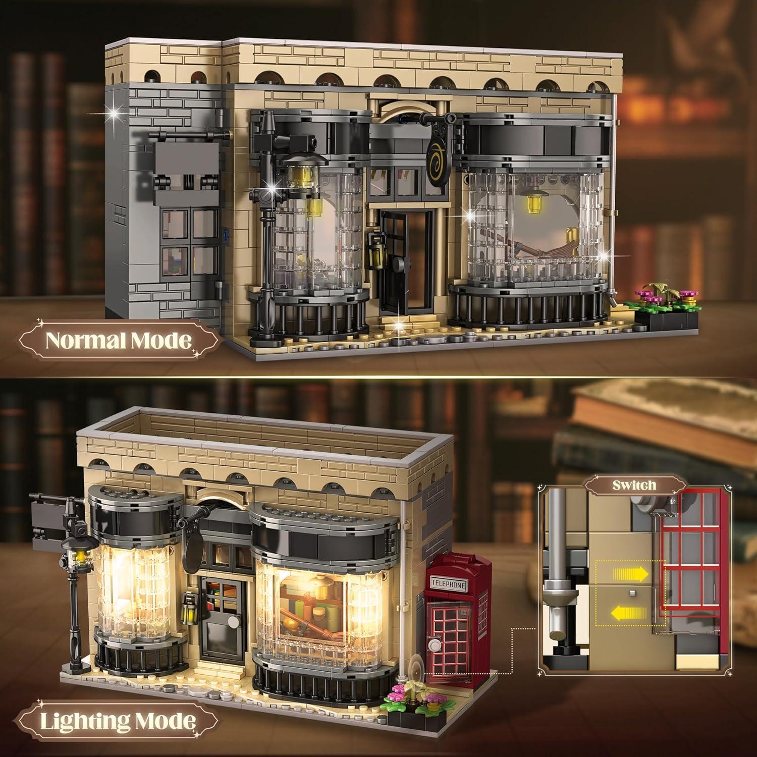Set de Construcción Diagon Alley Mágico Billionstar 1368 Piezas