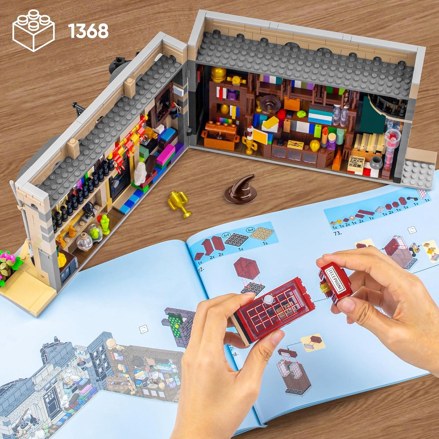 Set de Construcción Diagon Alley Mágico Billionstar 1368 Piezas
