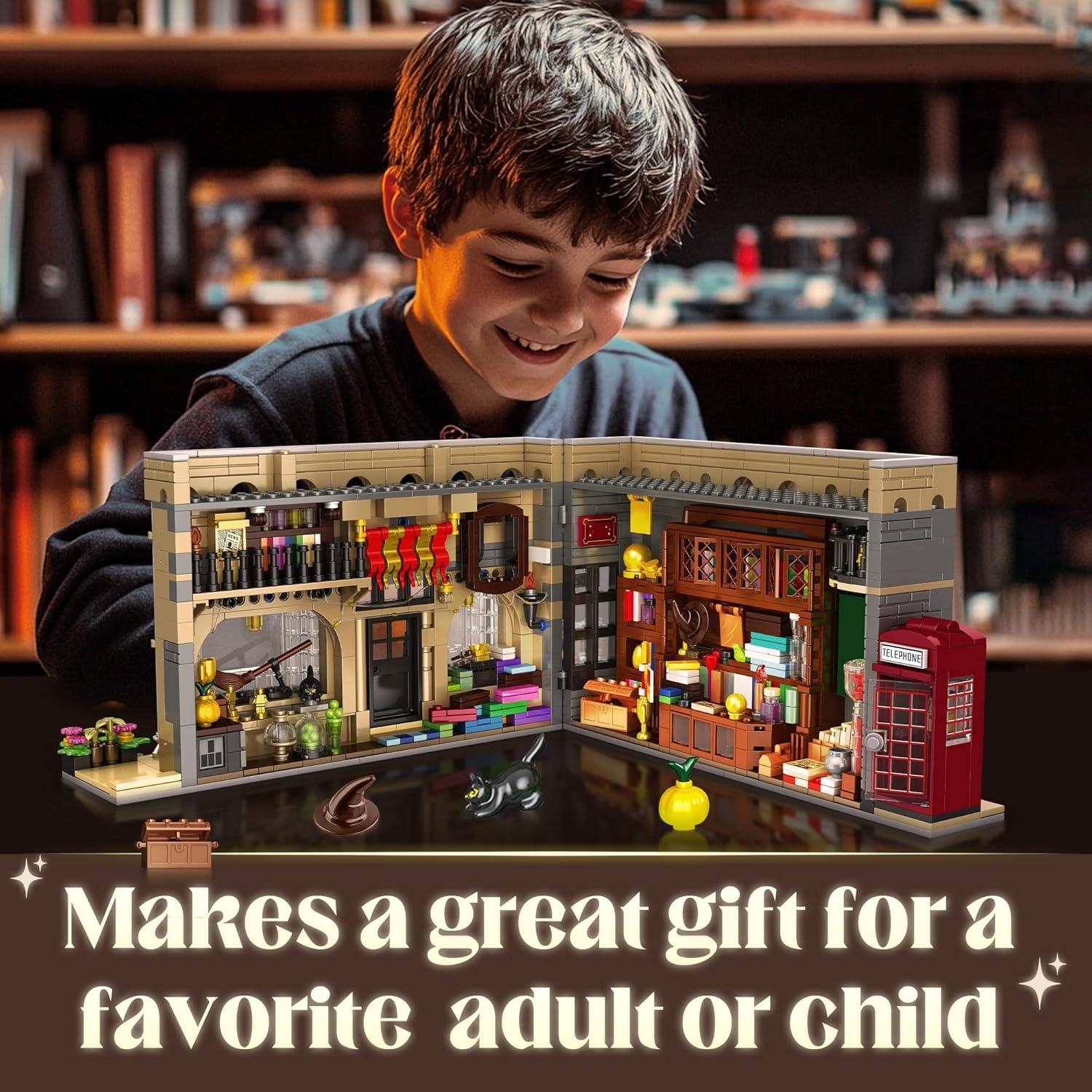 Set de Construcción Diagon Alley Mágico Billionstar 1368 Piezas